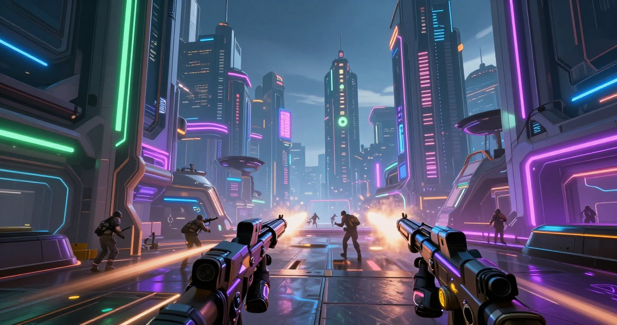 Najlepsze darmowe gry futurystyczne — Hyper Scape, Futurystyczna strzelanka battle royale